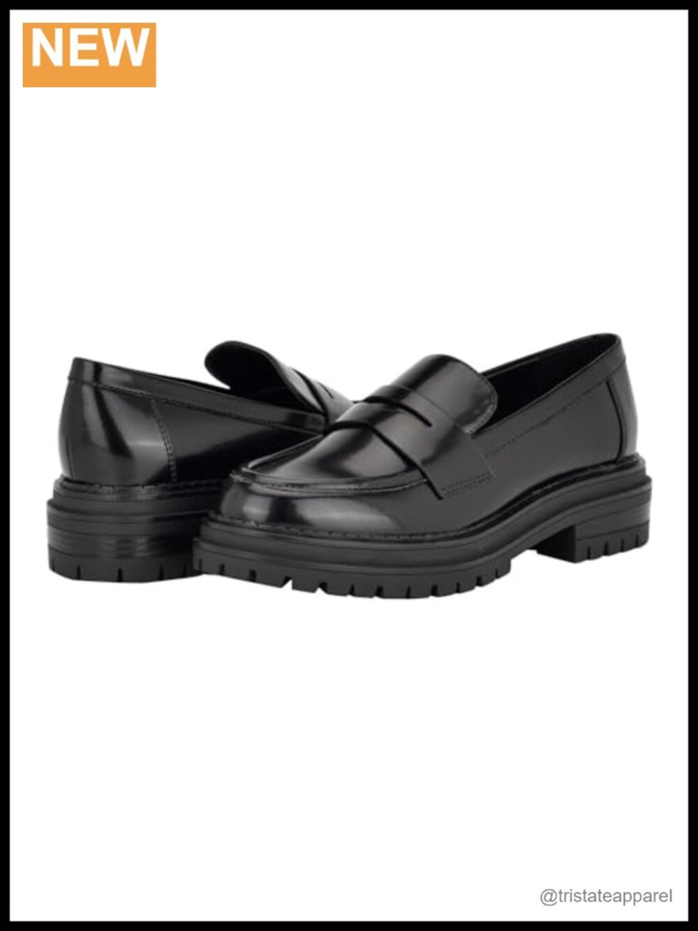 Slip-On Loafers Round Toe Block Heel Cushioned Everyday Shoes